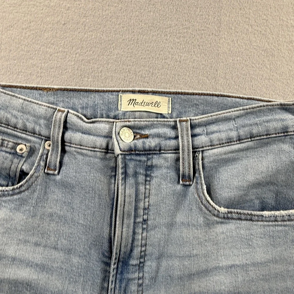 Madewell Perfect Vintage Straight Jeans Womens 28 Light‎ Wash High Rise 30x28